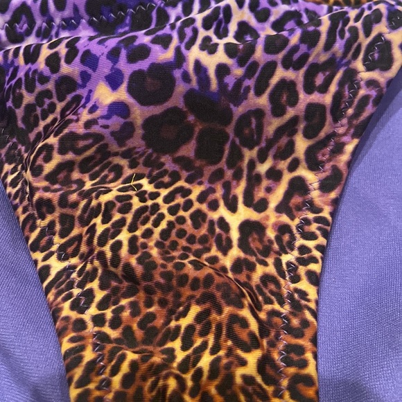 RADIO FIJI NWT Size S Bikini Tassels & Fringe Animal Print - Picture 3 of 13